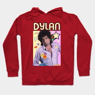 bob dylan portrait quotes art 90s style retro vintage 80s Hoodie